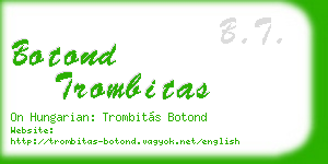 botond trombitas business card